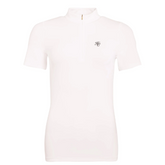 Holland Cooper Burghley Short Sleeve Base Layer in White